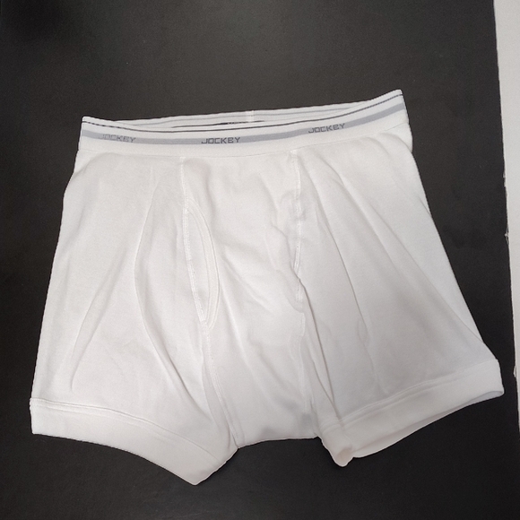 New Jockey Men's Classic White Boxer Briefs 3-Pairs  Sz 32-34 - Picture 7 of 9